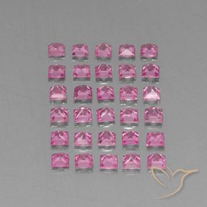 Shop natural 4.82ct Rose pourpre royal Saphir gems, Carré, from Madagascar at GemSelect. In stock, global shipping!