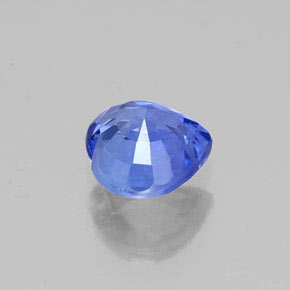 Saphir bleue naturelle forme de coeur, 1,21 ct, VS