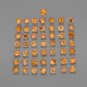 Achetez naturel ct orange saphir gems, coupe roude, en provenance tanzanie (songea) chez gemselect. en stock, livraison internationale!