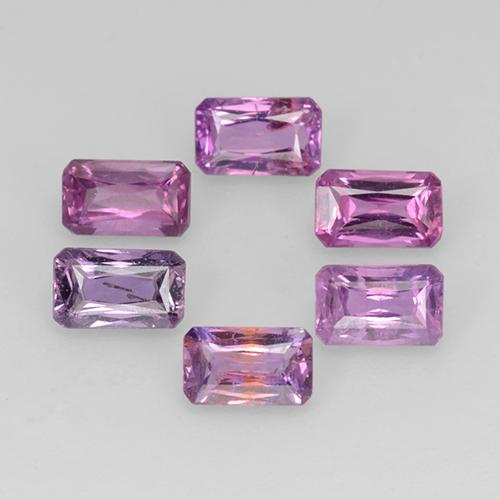 Achetez naturel 2,16ct multicolore saphir gems, taille émeraude, en provenance tanzanie chez gemselect. en stock, livraison internationale!