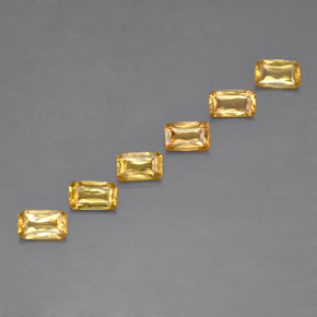 Achetez naturel ct jaune saphir gems, taille émeraude, en provenance tanzanie (songea) chez gemselect. en stock, livraison internationale!