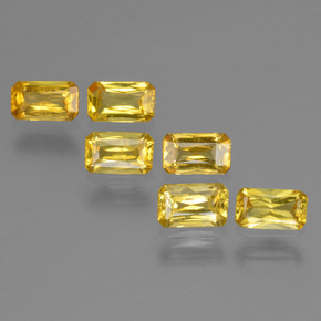 Achetez naturel ct or saphir gems, taille émeraude, en provenance tanzanie chez gemselect. en stock, livraison internationale!