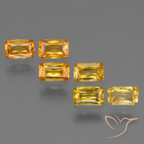 Achetez naturel 1,95ct jaune saphir gems, taille émeraude, en provenance tanzanie chez gemselect. en stock, livraison internationale!