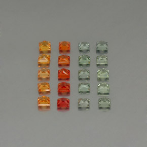 Achetez naturel 4.64ct Multicolore Saphir gems, Carré, En provenance Tanzanie chez GemSelect. En stock, livraison internationale!