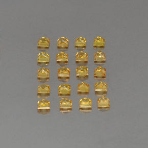 Achetez naturel ct jaune saphir gems, carré, en provenance tanzanie (songea) chez gemselect. en stock, livraison internationale!