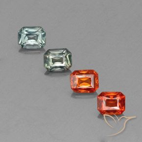 Shop natural 1.94ct Multicolore Saphir gems, Octogone / coupe Émeraude, from Tanzanie at GemSelect. In stock, global shipping!