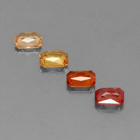 Achetez naturel 2,17ct multicolore saphir gems, taille émeraude, en provenance tanzanie chez gemselect. en stock, livraison internationale!