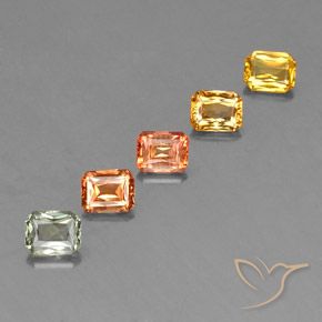 Shop natural 2.63ct Multicolore Saphir gems, Octogone / coupe Émeraude, from Tanzanie at GemSelect. In stock, global shipping!