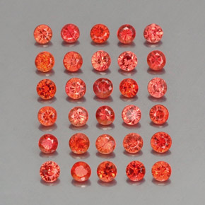 Achetez naturel 3,37ct orange saphir gems, coupe roude, en provenance tanzanie chez gemselect. en stock, livraison internationale!