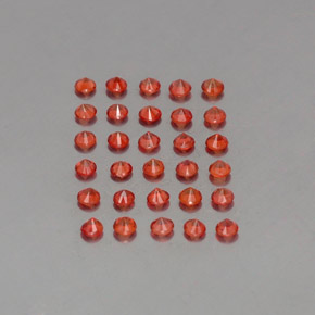 Achetez naturel ct orange saphir gems, coupe roude, en provenance tanzanie chez gemselect. en stock, livraison internationale!
