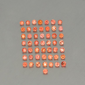 Achetez naturel ct orange saphir gems, coupe roude, en provenance tanzanie chez gemselect. en stock, livraison internationale!