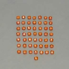 Achetez naturel ct orange saphir gems, coupe roude, en provenance tanzanie (songea) chez gemselect. en stock, livraison internationale!