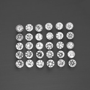 Achetez naturel ct blanc saphir gems, coupe roude, en provenance madagascar chez gemselect. en stock, livraison internationale!