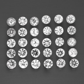 Achetez naturel ct blanc saphir gems, coupe roude, en provenance madagascar chez gemselect. en stock, livraison internationale!