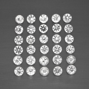 Achetez naturel ct blanc saphir gems, coupe roude, en provenance madagascar chez gemselect. en stock, livraison internationale!