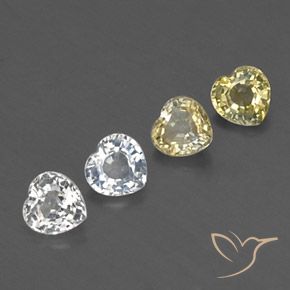 Shop natural 1.33ct Multicolore Saphir gems, Cœur, from Sri Lanka at GemSelect. In stock, global shipping!