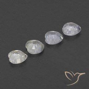 Shop natural 1.26ct Blanc chaud Saphir gems, Cœur, from Sri Lanka at GemSelect. In stock, global shipping!