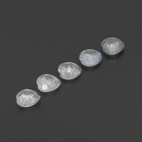 Achetez naturel ct blanc saphir gems, forme de coeur, en provenance sri lanka chez gemselect. en stock, livraison internationale!