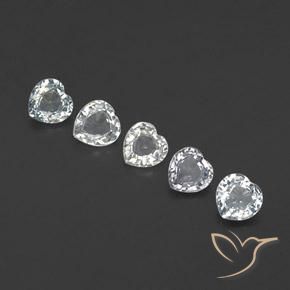 Shop natural 1.87ct Blanc bleuâtre Saphir gems, Cœur, from Sri Lanka at GemSelect. In stock, global shipping!