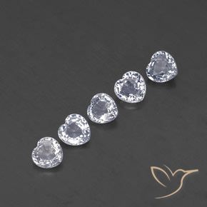 Shop natural 1.74ct Blanc bleuâtre Saphir gems, Cœur, from Sri Lanka at GemSelect. In stock, global shipping!