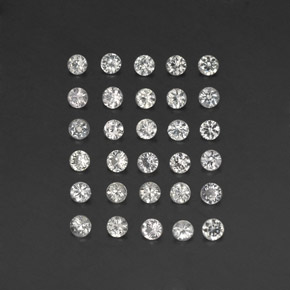 Achetez naturel ct blanc saphir gems, coupe roude, en provenance madagascar chez gemselect. en stock, livraison internationale!