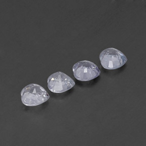Achetez naturel ct blanc saphir gems, forme de coeur, en provenance sri lanka chez gemselect. en stock, livraison internationale!
