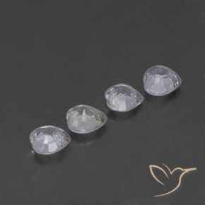 Shop natural 1.54ct Blanc bleuâtre Saphir gems, Cœur, from Sri Lanka at GemSelect. In stock, global shipping!