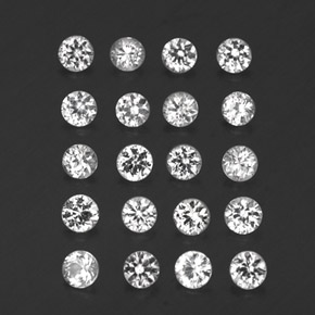 Achetez naturel ct blanc saphir gems, coupe roude, en provenance madagascar chez gemselect. en stock, livraison internationale!