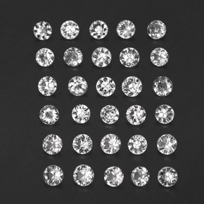 Achetez naturel ct blanc saphir gems, coupe roude, en provenance madagascar chez gemselect. en stock, livraison internationale!