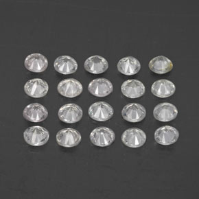 Achetez naturel ct blanc saphir gems, coupe roude, en provenance madagascar chez gemselect. en stock, livraison internationale!
