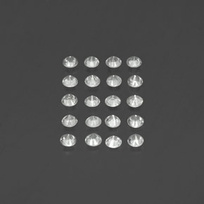 Achetez naturel ct blanc saphir gems, coupe roude, en provenance madagascar chez gemselect. en stock, livraison internationale!