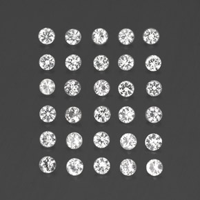 Achetez naturel ct blanc saphir gems, coupe roude, en provenance madagascar chez gemselect. en stock, livraison internationale!