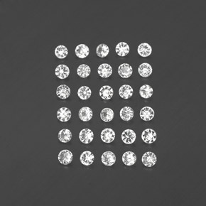 Achetez naturel ct blanc saphir gems, coupe roude, en provenance madagascar chez gemselect. en stock, livraison internationale!