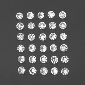 Achetez naturel ct blanc saphir gems, coupe roude, en provenance madagascar chez gemselect. en stock, livraison internationale!