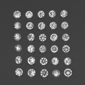 Achetez naturel ct blanc saphir gems, coupe roude, en provenance madagascar chez gemselect. en stock, livraison internationale!