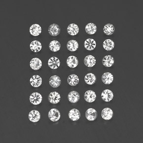 Achetez naturel ct blanc saphir gems, coupe roude, en provenance madagascar chez gemselect. en stock, livraison internationale!