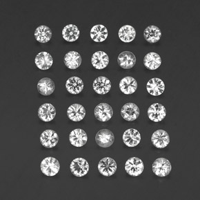 Achetez naturel ct blanc saphir gems, coupe roude, en provenance madagascar chez gemselect. en stock, livraison internationale!