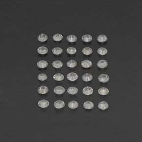 Achetez naturel ct blanc saphir gems, coupe roude, en provenance madagascar chez gemselect. en stock, livraison internationale!