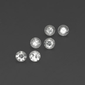 Achetez naturel ct blanc saphir gems, coupe roude, en provenance madagascar chez gemselect. en stock, livraison internationale!