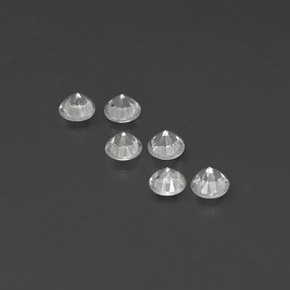 Achetez naturel ct blanc saphir gems, coupe roude, en provenance madagascar chez gemselect. en stock, livraison internationale!