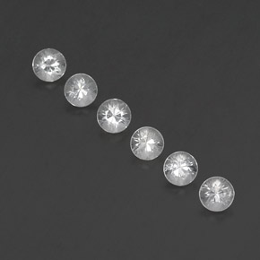Achetez naturel ct blanc saphir gems, coupe roude, en provenance madagascar chez gemselect. en stock, livraison internationale!