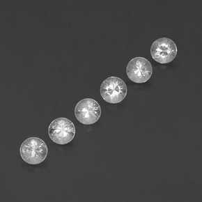 Achetez naturel ct blanc saphir gems, coupe roude, en provenance madagascar chez gemselect. en stock, livraison internationale!
