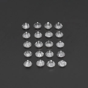 Achetez naturel 3,19ct blanc saphir gems, coupe roude, en provenance madagascar chez gemselect. en stock, livraison internationale!