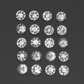 Achetez naturel ct blanc saphir gems, coupe roude, en provenance madagascar chez gemselect. en stock, livraison internationale!