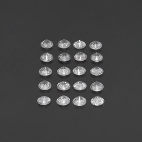 Achetez naturel ct blanc saphir gems, coupe roude, en provenance madagascar chez gemselect. en stock, livraison internationale!