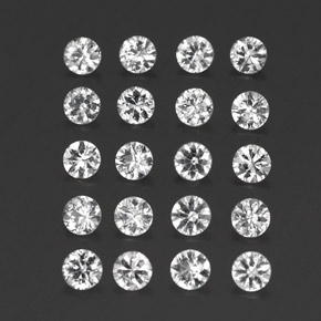Achetez naturel ct blanc saphir gems, coupe roude, en provenance madagascar chez gemselect. en stock, livraison internationale!