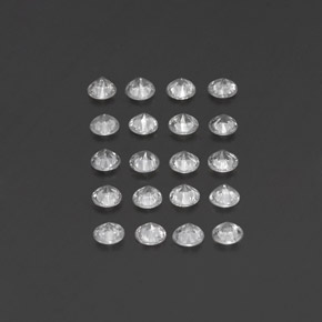Achetez naturel ct blanc saphir gems, coupe roude, en provenance madagascar chez gemselect. en stock, livraison internationale!