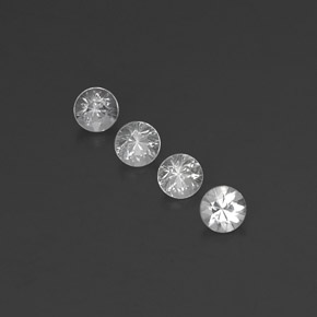 Achetez naturel ct blanc saphir gems, coupe roude, en provenance madagascar chez gemselect. en stock, livraison internationale!