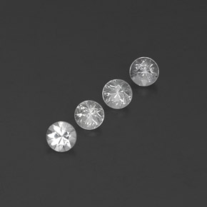 Achetez naturel ct blanc saphir gems, coupe roude, en provenance madagascar chez gemselect. en stock, livraison internationale!
