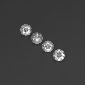 Achetez naturel ct blanc saphir gems, coupe roude, en provenance madagascar chez gemselect. en stock, livraison internationale!